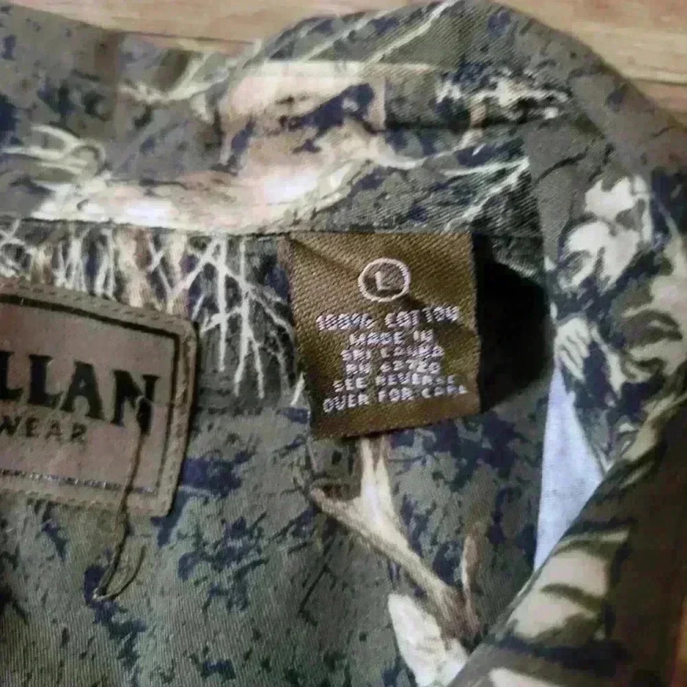 Magellan Men's Sportsman Camo Long Sleeve Buttondown Shirt Size Large - Picture 4 of 8